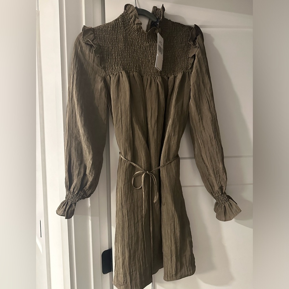 French connection green dress